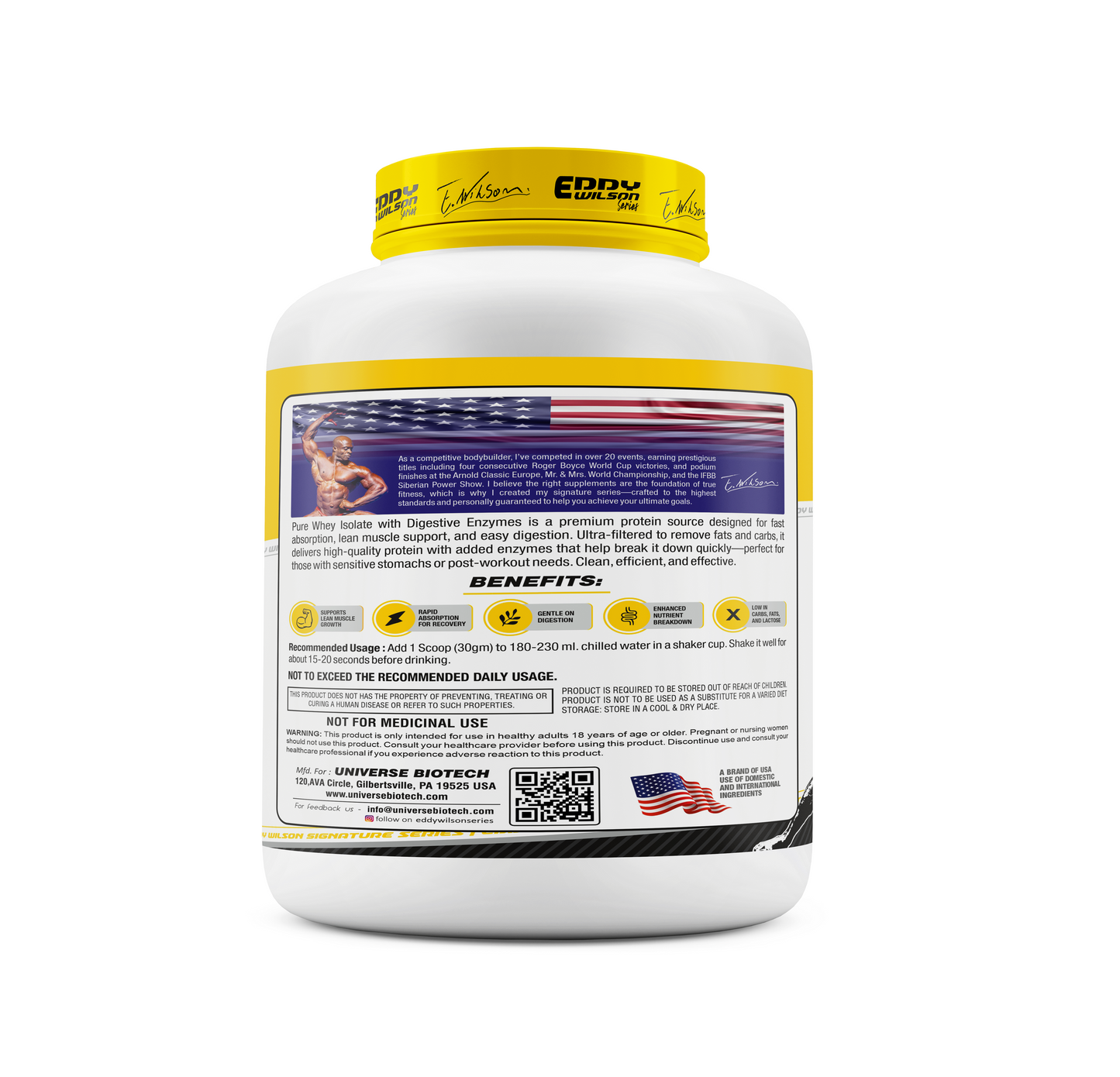 Eddy Wilson ISO-90 Pure Whey Isolate Protein 2.34 Kg