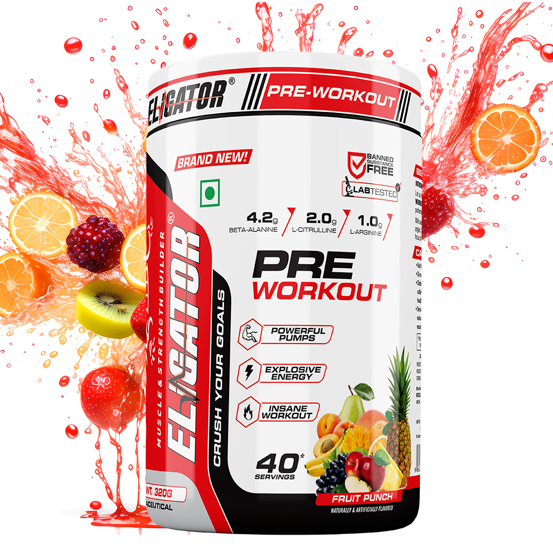 Eligator Pre Workout 40 Servings With Shaker