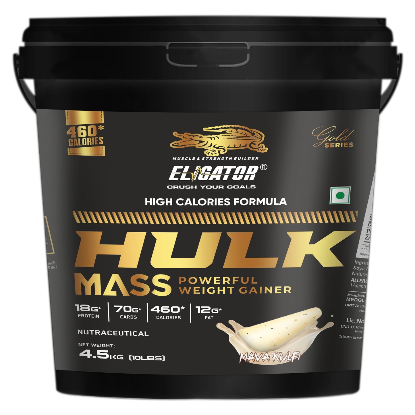Eligator Nutrition Premium Series Hulk Mass Gainer