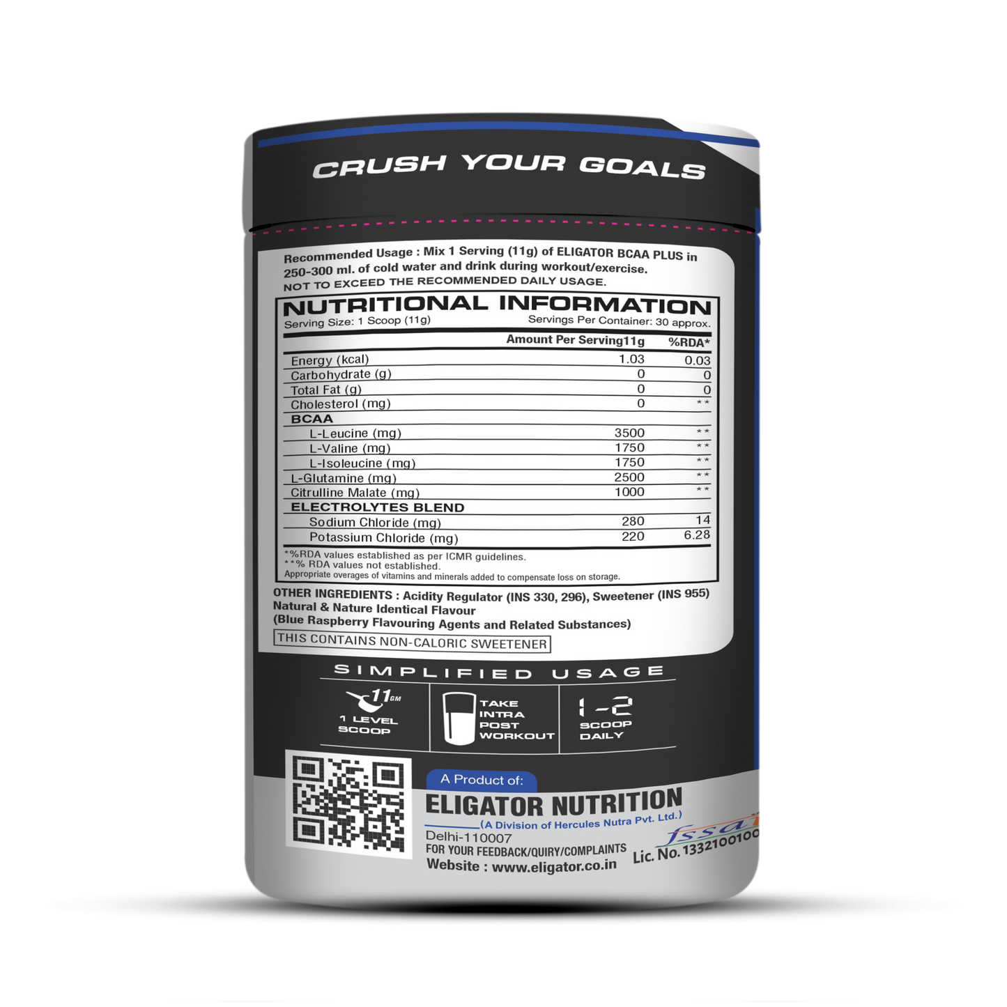 Eligator Nutrition BCAA Plus 30 Servings