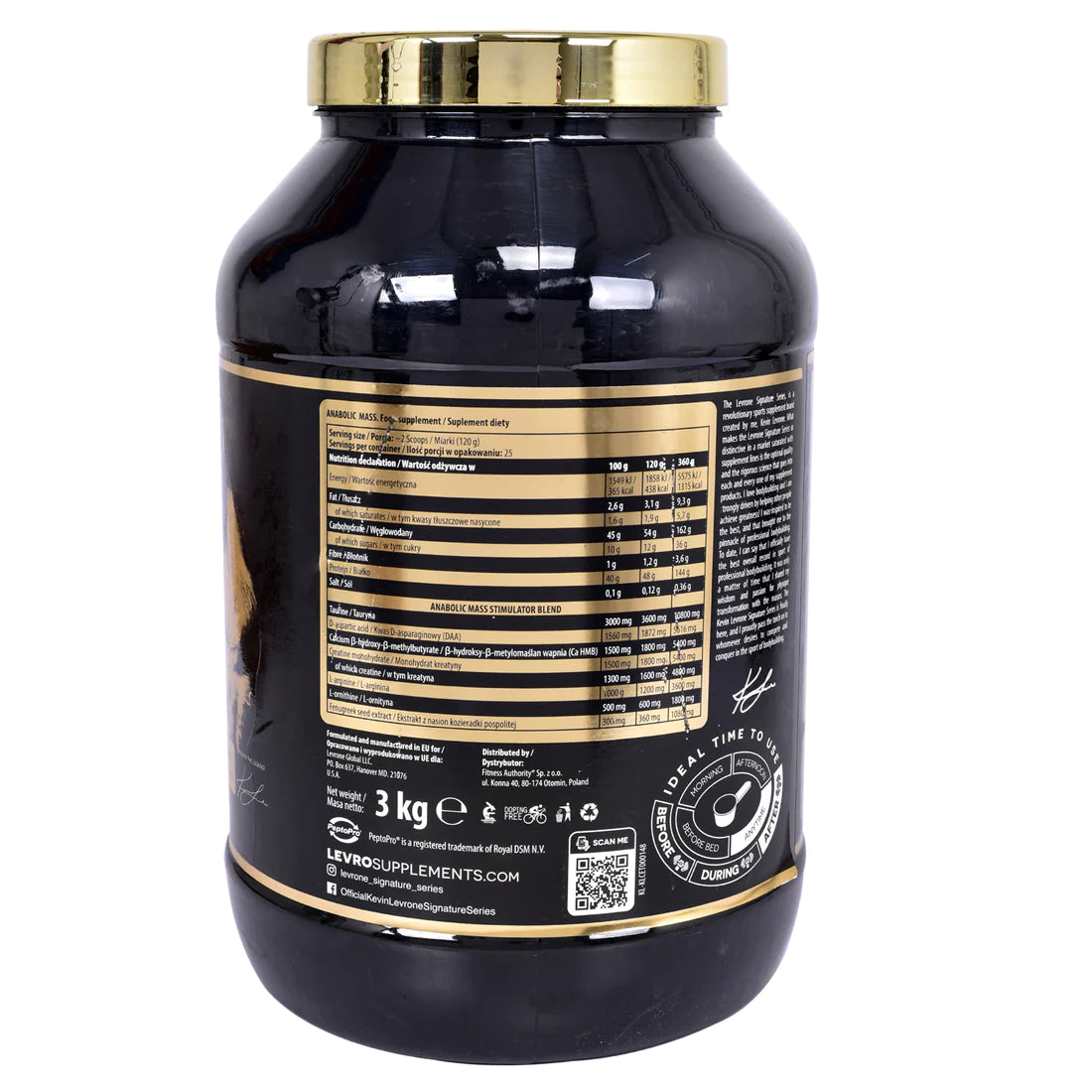 Kevin Levrone Anabolic Mass Weight Gainer