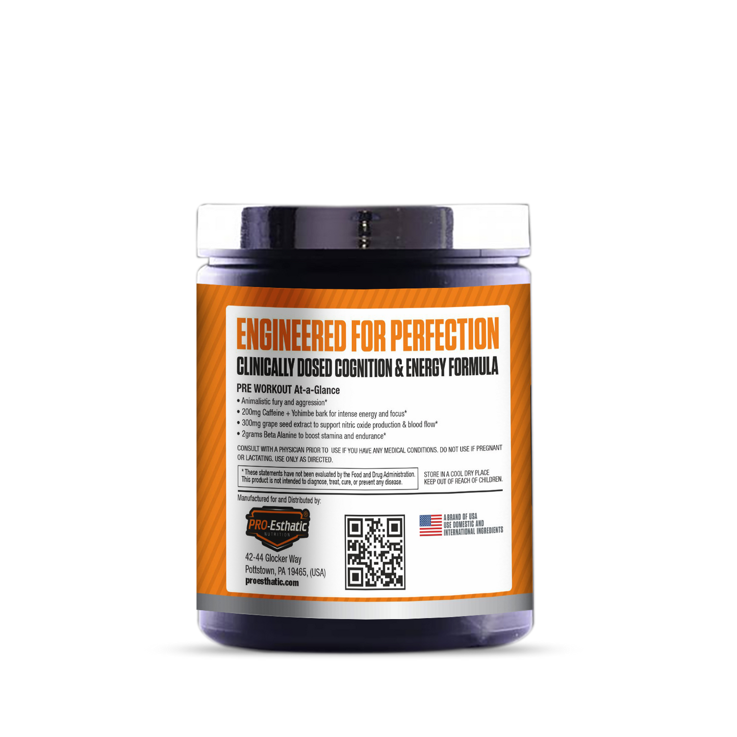 Pro-Esthatic NOX Pre Workout 40 Servings With Shaker