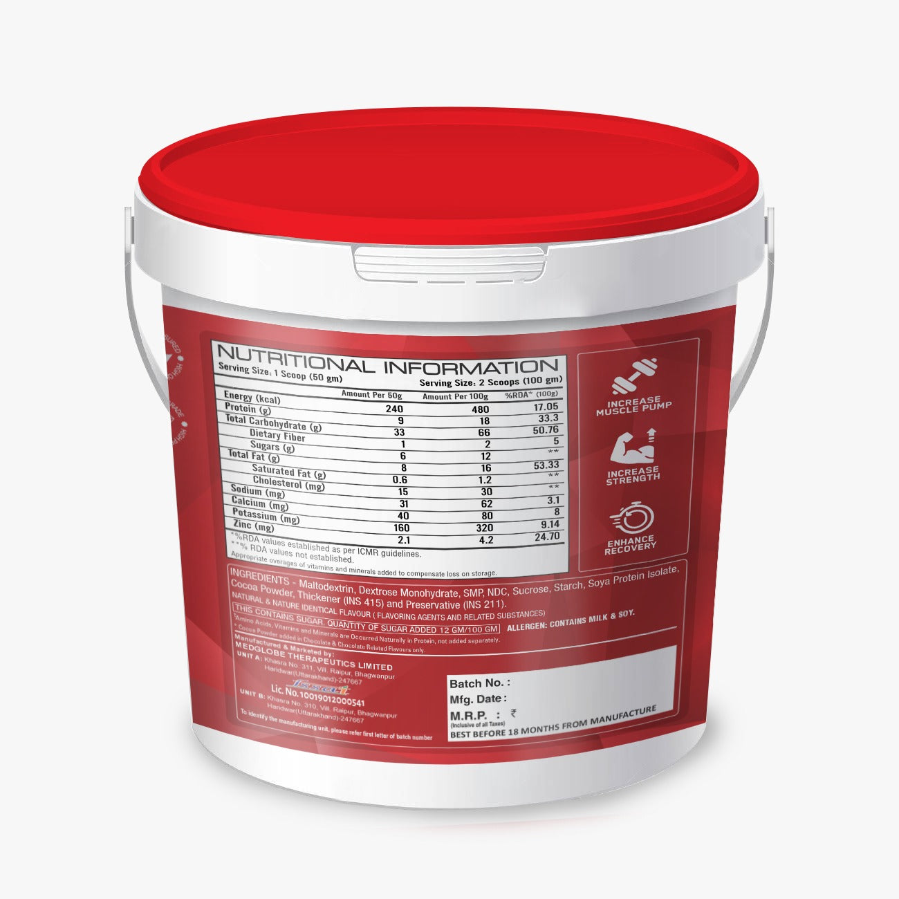 Platinum Nutrition Bulk Weight Gainer