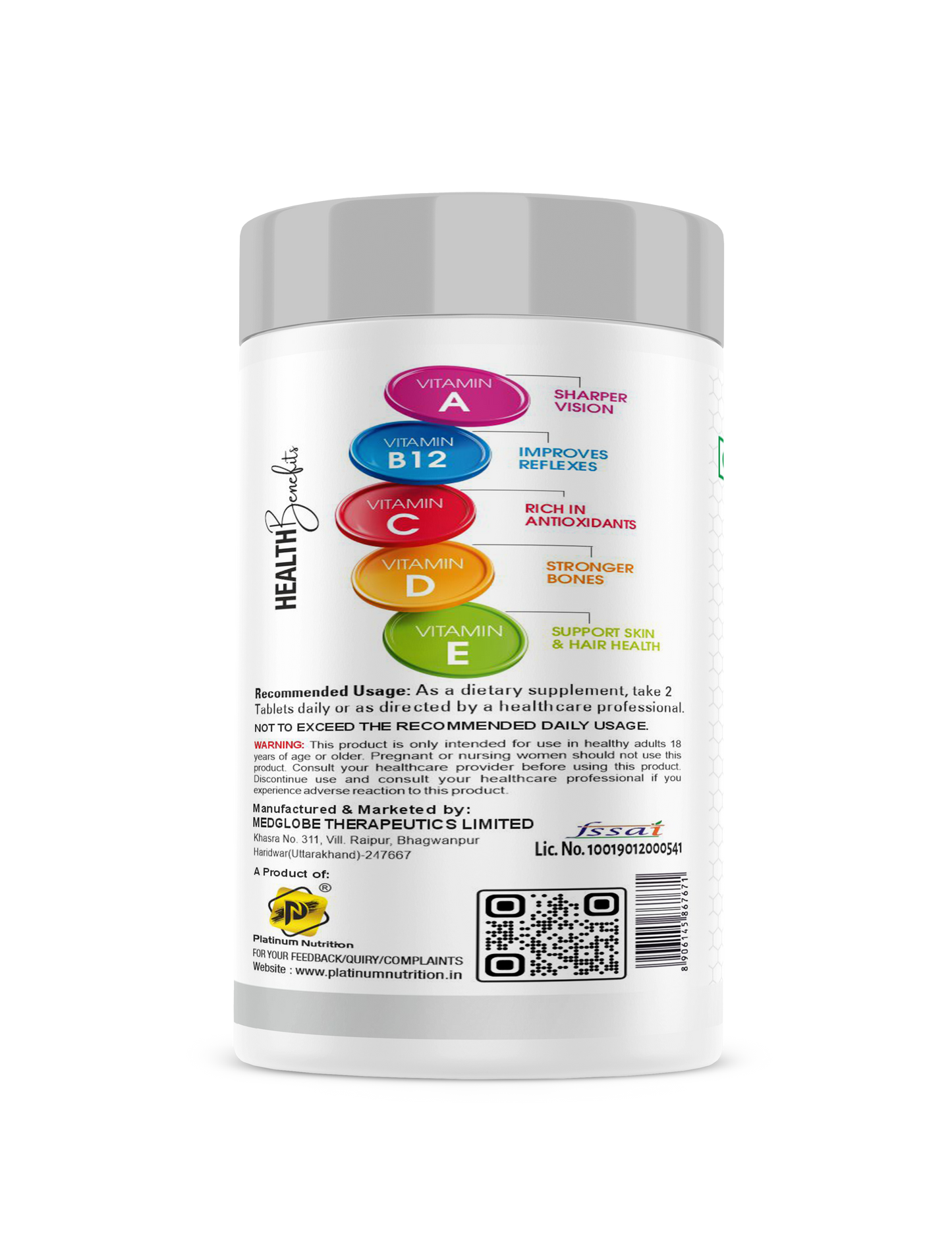 Platinum Nutrition Multivitamin 90 Tablets