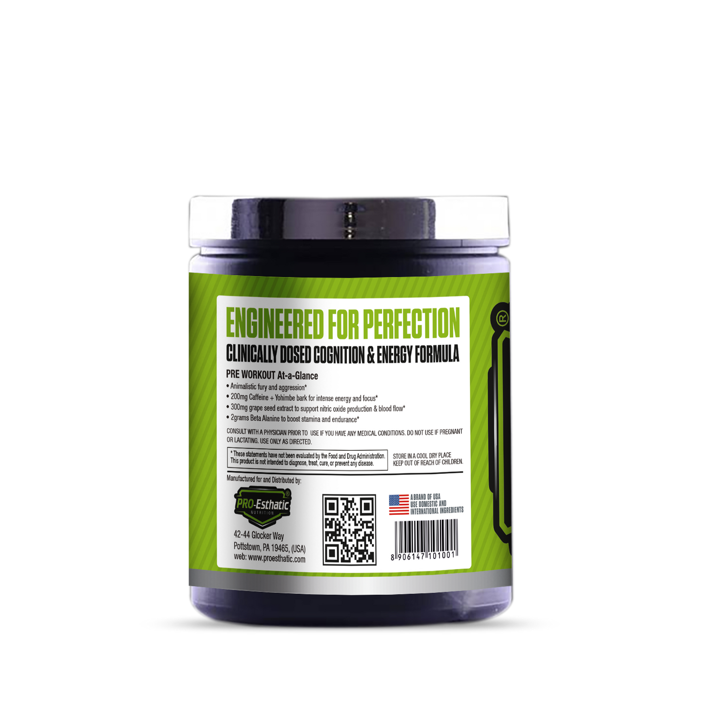 Pro-Esthatic NOX Pre Workout 40 Servings With Shaker