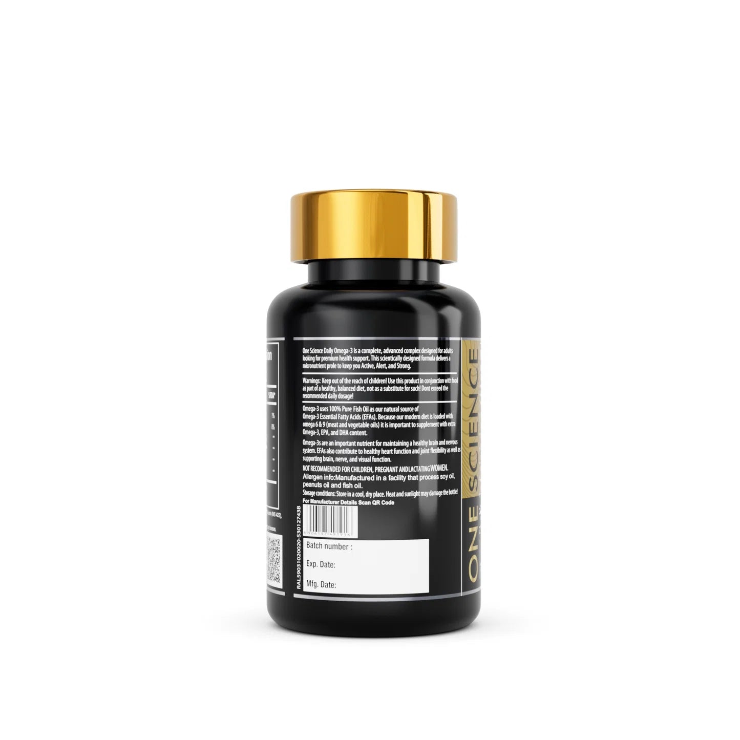 One Science Omega 3 Fish Oil 60 Softgels