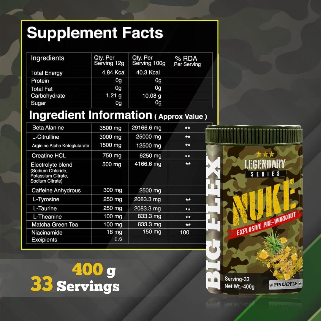 Big Flex Nuke Explosive Pre Workout