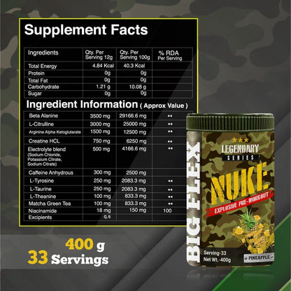 Big Flex Nuke Explosive Pre Workout