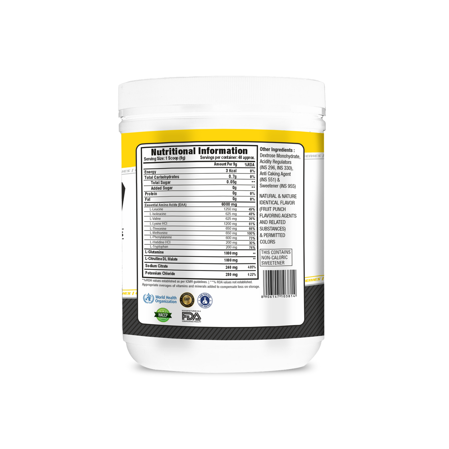 Eddy Wilson Essential Amino 40 Servings