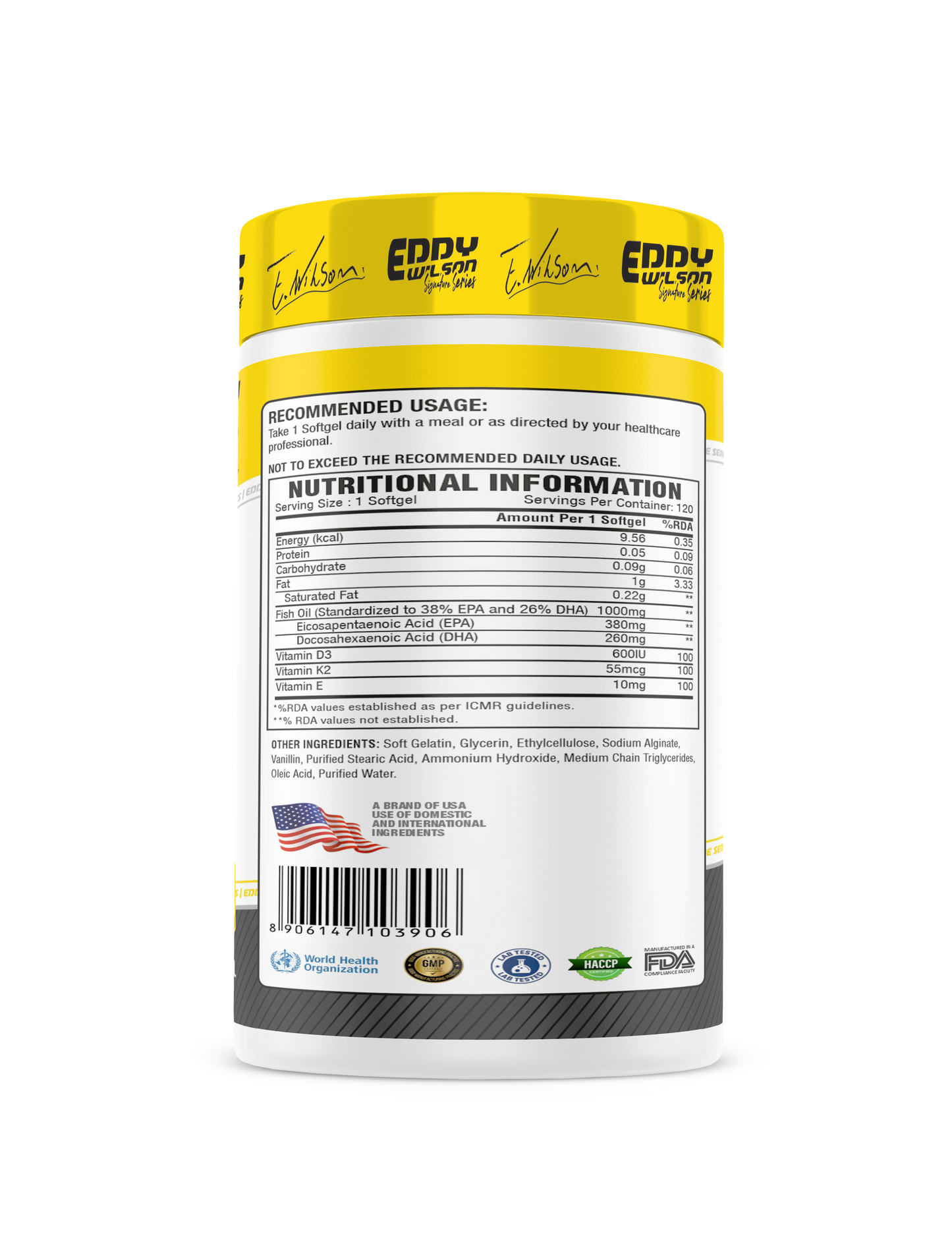 Eddy Wilson Omega-3+