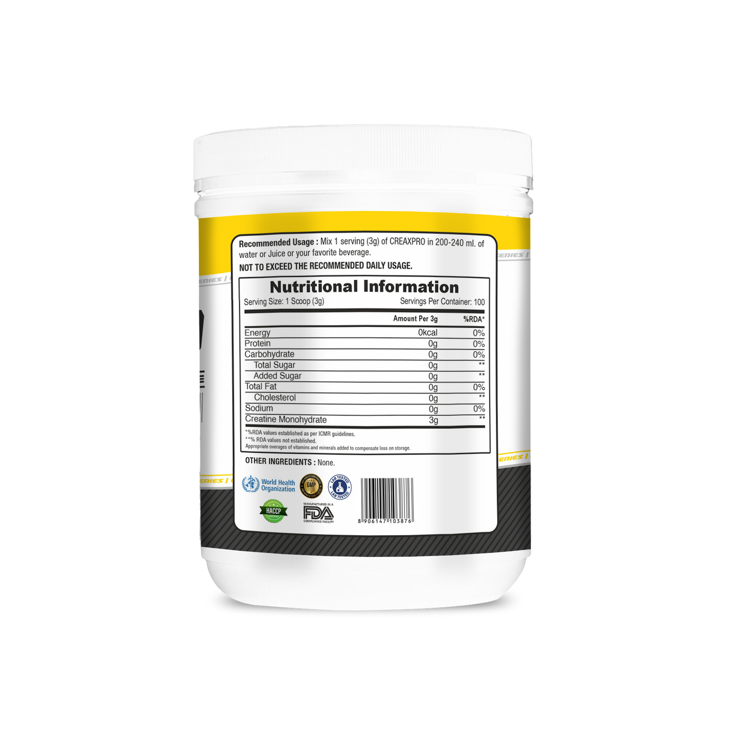 Eddy Wilson CreaXpro-Creatine Monohydrate 300 Gm