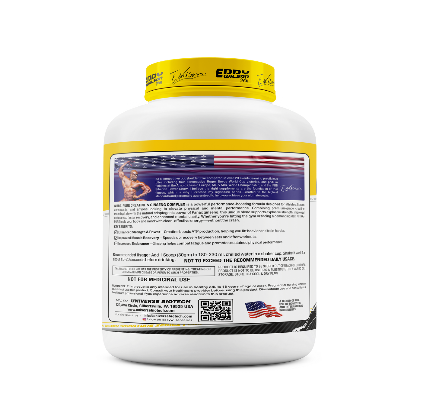 Eddy Wilson Nitra-Pure Whey+Creatine Ginseng Performance Blend