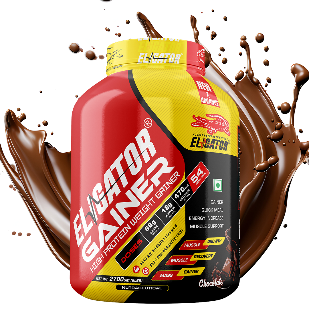 Gainer V Eligator Gainer High Protein Weight Gainer – Muscle Stack