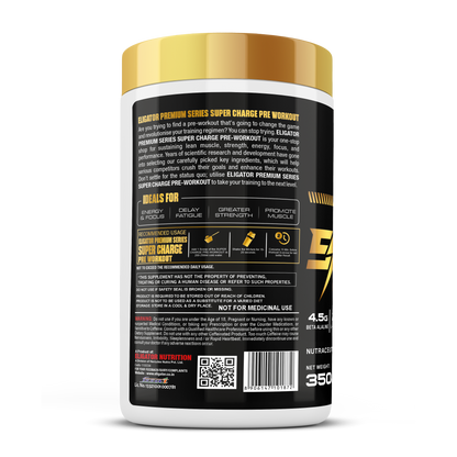 Eligator Nutrition Premium Series Super Charge Pre Workout 35 Serving