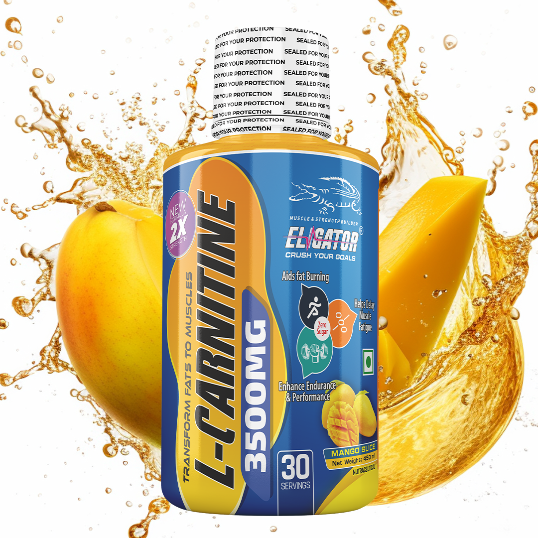 Eligator | L-Carnitine Liquid 3500 Mg | 30 SERVING