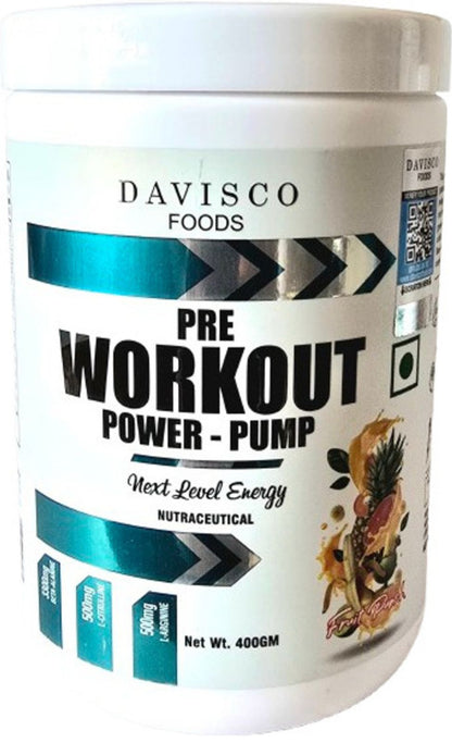 Davisco Pre Workout Power-Pump 80 Servings