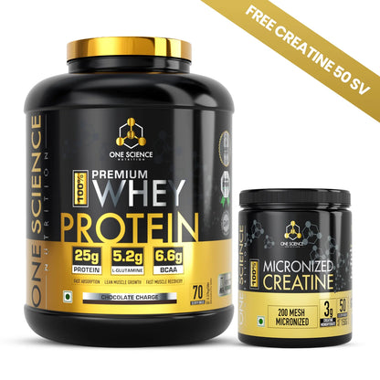 ONE Science Premium Whey Protein Chocolate Charge 2.27 Kg