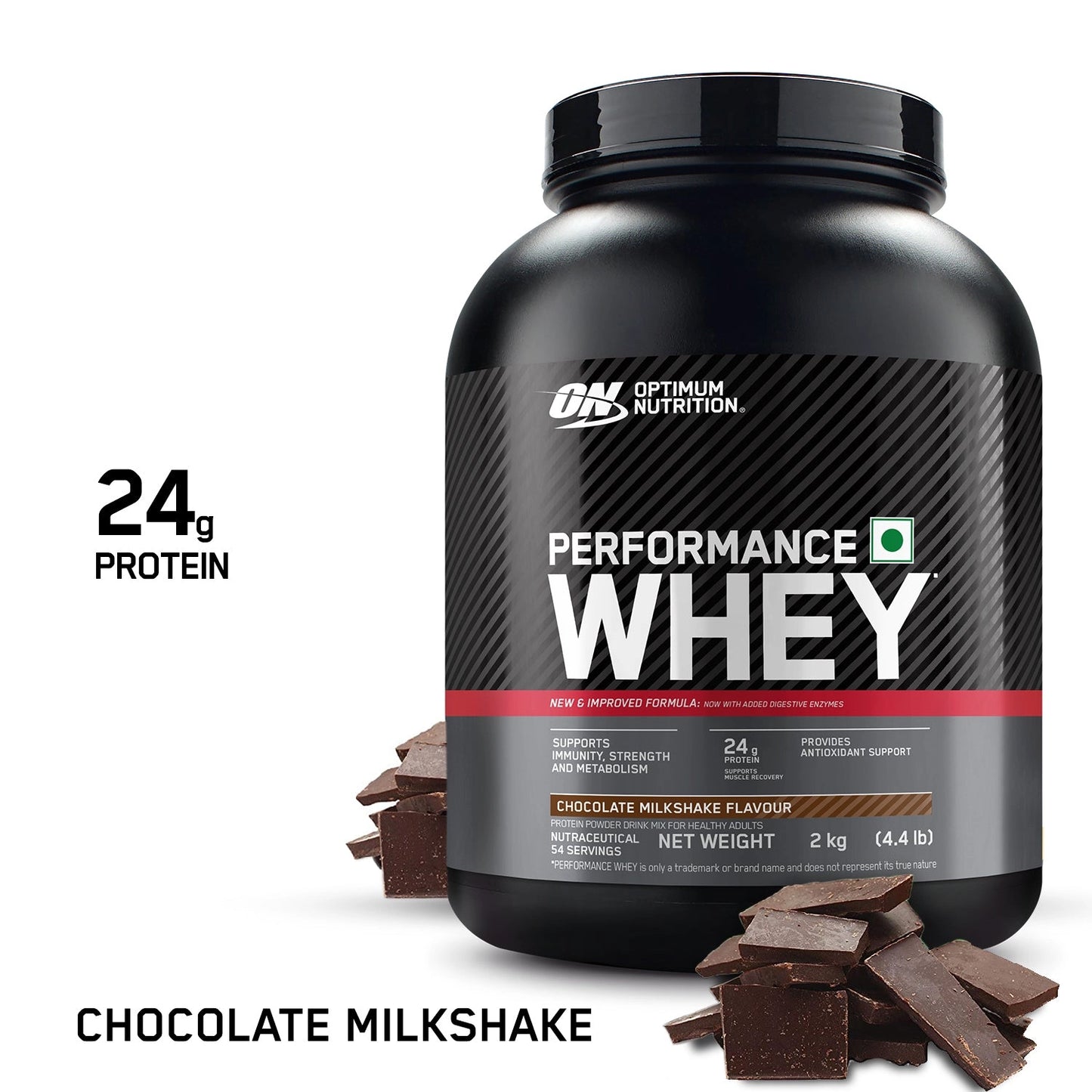 Optimum Nutrition Performance Whey Chocolate Milkshake 2 Kg