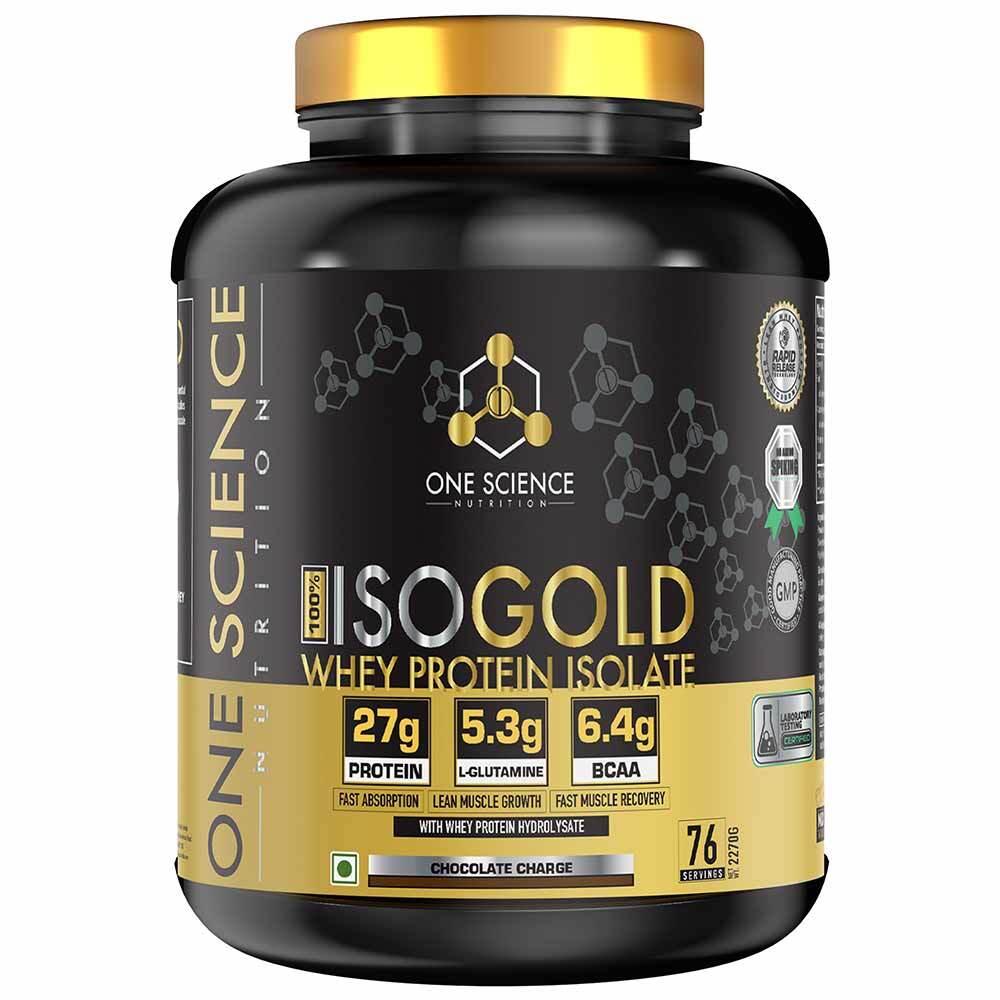 ONE Science Nutrition ISO Gold Whey Protein 2.27 Kg Chocolate Charge