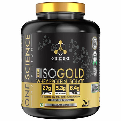ONE Science Nutrition ISO Gold Whey Protein 2.27 Kg Chocolate Charge