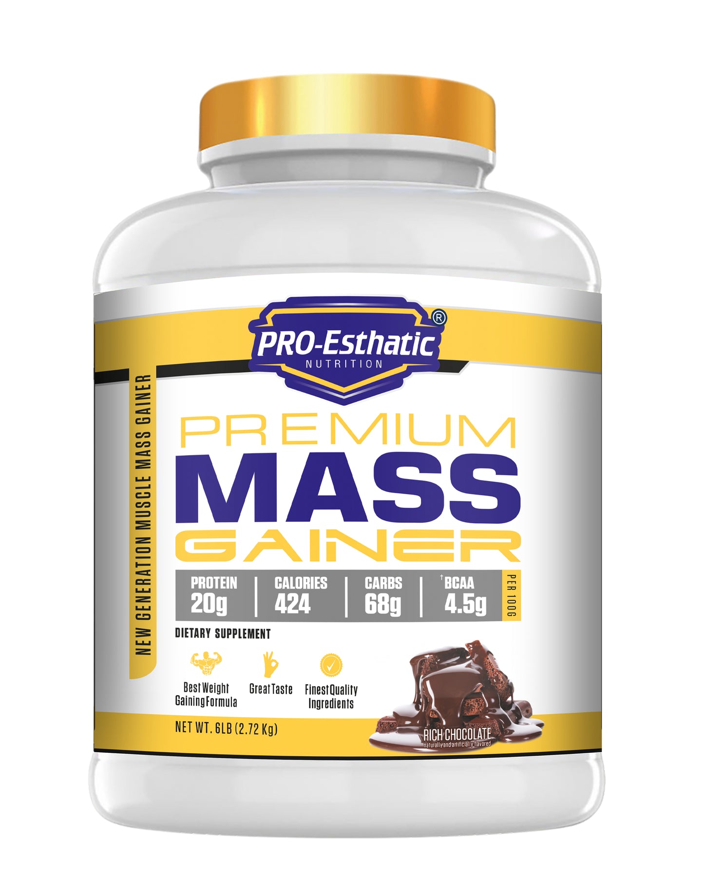 Pro-Esthatic Premium Mass Gainer Rich Chocolate