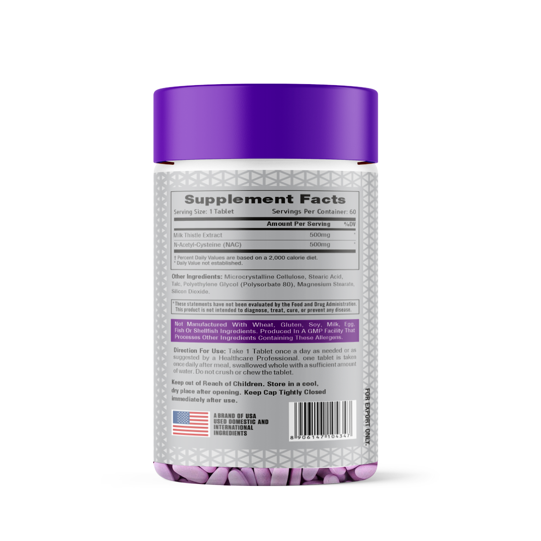 Pro Esthatic Milk Thistle With NAC 60 Tablets