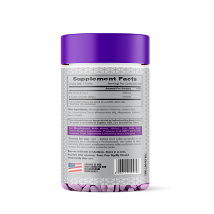 Pro Esthatic Milk Thistle With NAC 60 Tablets