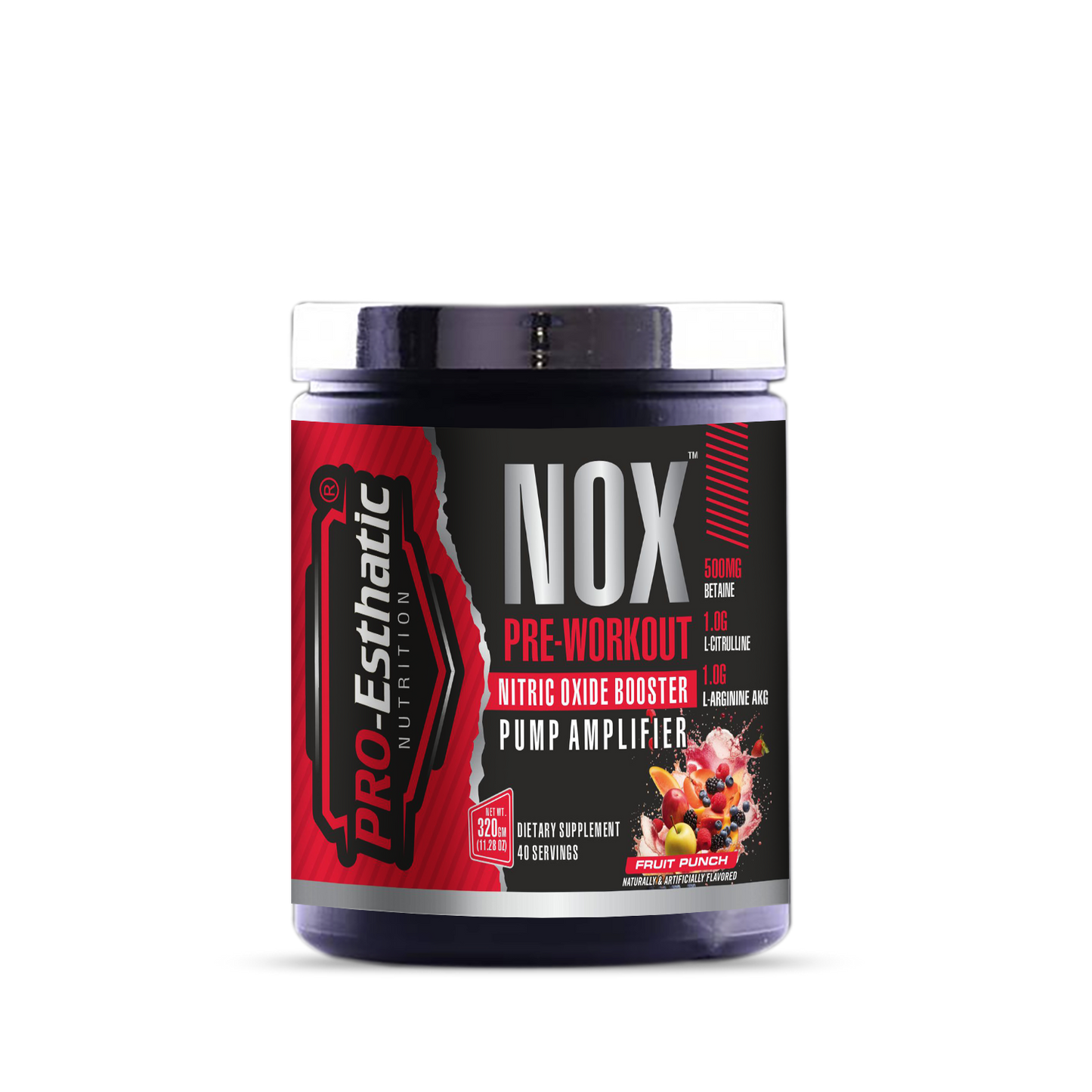 Pro-Esthatic NOX Pre Workout 40 Servings With Steel Shaker