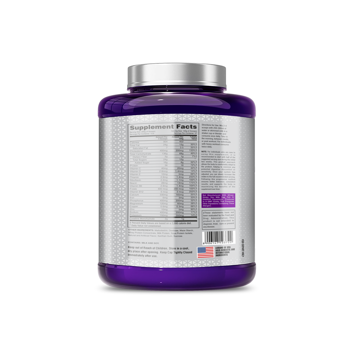 Pro Esthatic Nutrition Weight Gainer 2.72 Kg