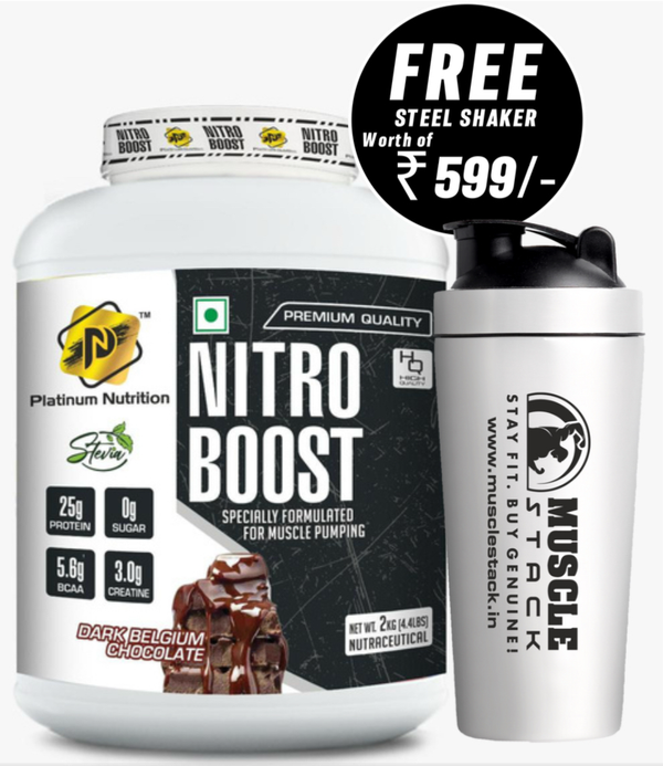 Platinum nutrition Nitro Boost whey protein 2 kg – Muscle Stack