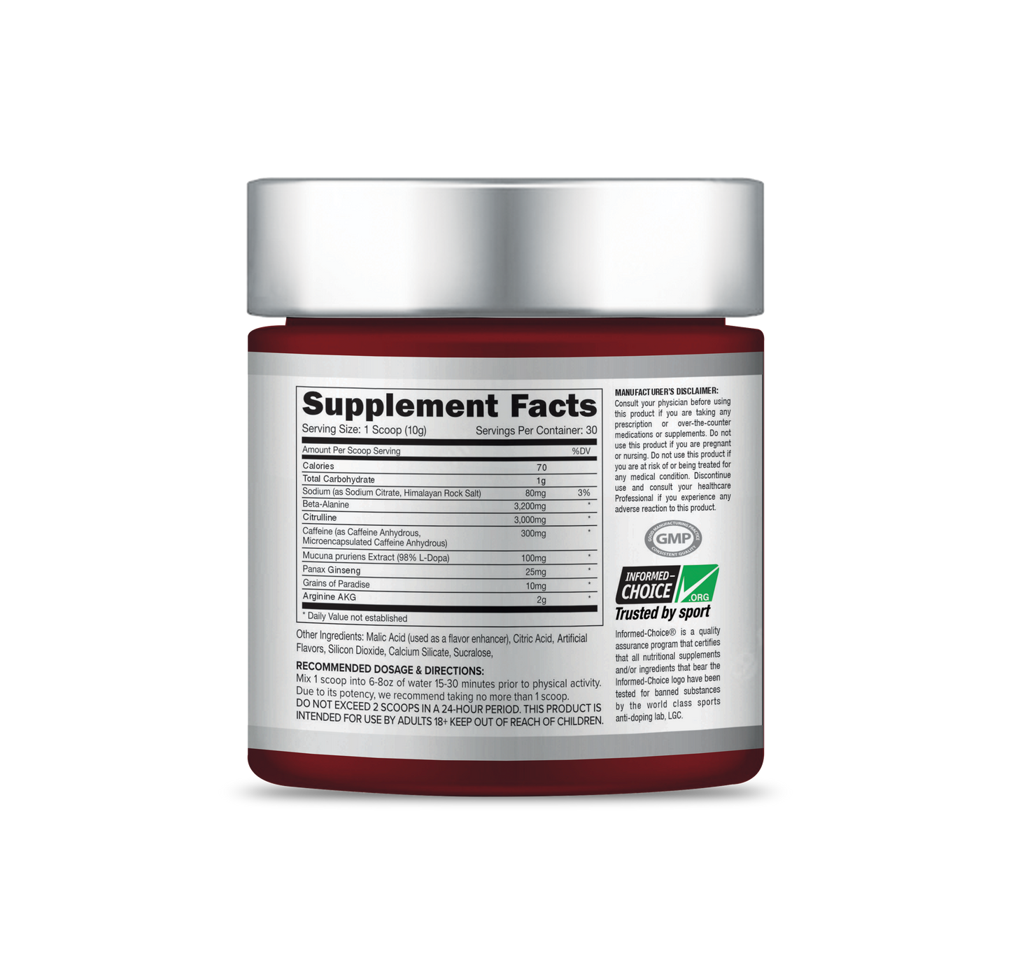 Pro-Esthatic Psycho Pre workout 30 Servings