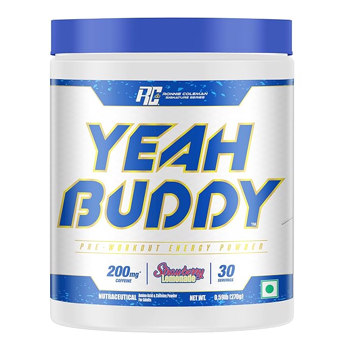 RC Yeah Buddy Pre Workout 30 Servings Strawberry Lemonade