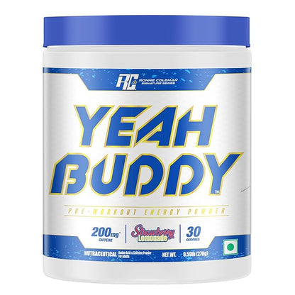 RC Yeah Buddy Pre Workout 30 Servings Strawberry Lemonade
