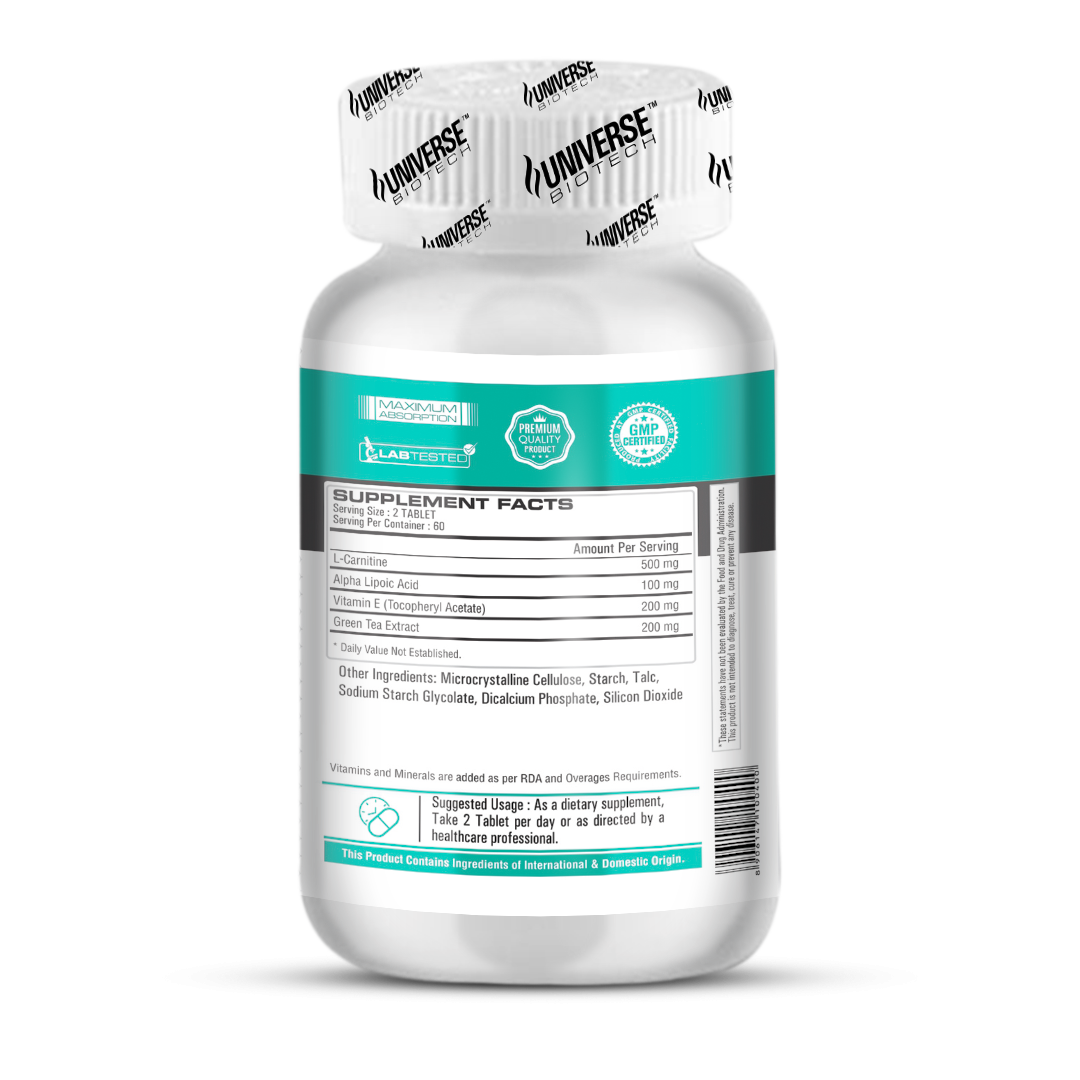 Universe Biotech L-Carnitine Plus Tablets