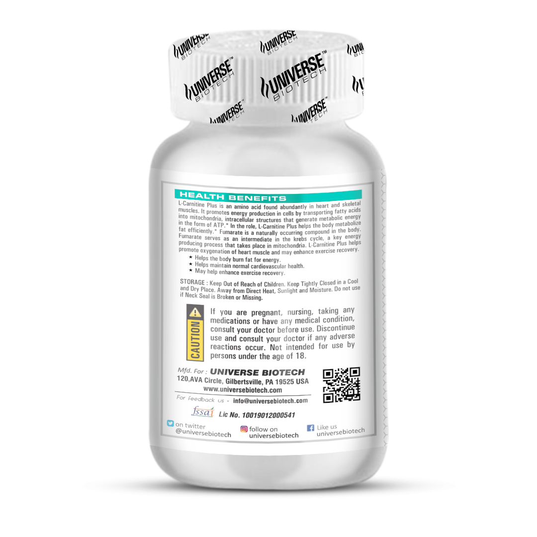 Universe Biotech L-Carnitine Plus Tablets
