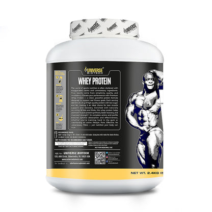 Universe Biotech Whey Protein 2.4 Kg ( 75 Servings )