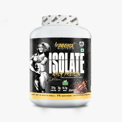 Universe Biotech Isolate Whey Protein 2.4 Kg ( 75 Servings )
