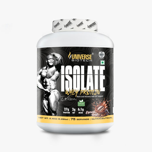 Universe Biotech Isolate Whey Protein 2.4 Kg ( 75 Servings )