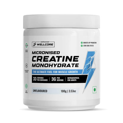 Wellcore - Pure Micronised Creatine Monohydrate 250 Gm