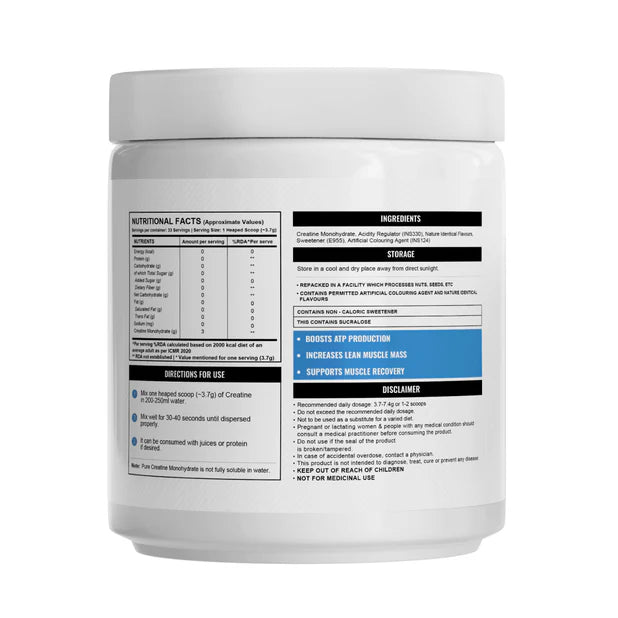 Wellcore - Pure Micronised Creatine Monohydrate 307 Gm