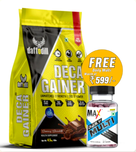 Daffodill Deca Gainer with Free Max sports Multivitamins