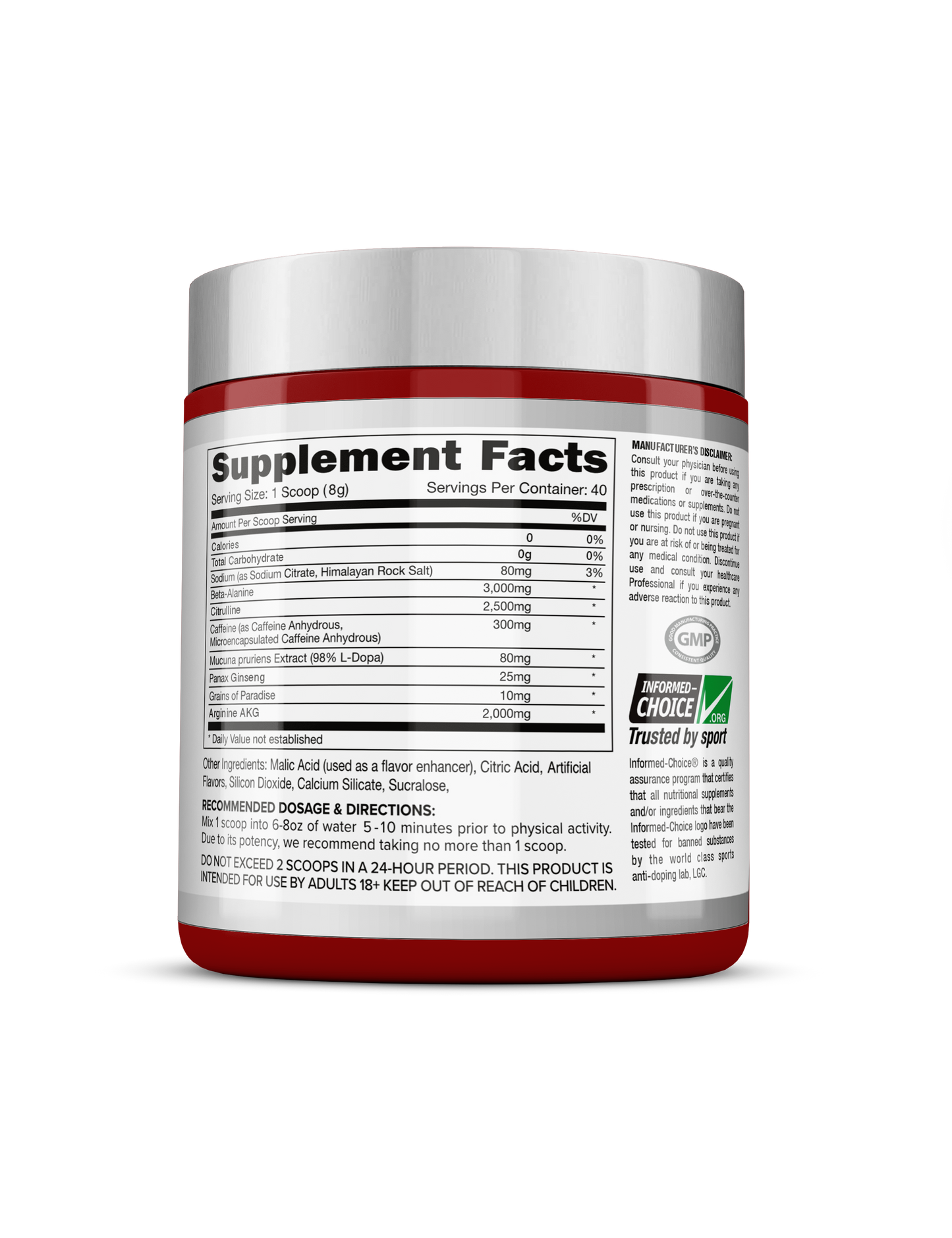 Pro-Esthatic Psycho Pre workout 30 Servings