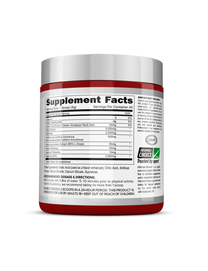 Pro-Esthatic Psycho Pre workout 30 Servings