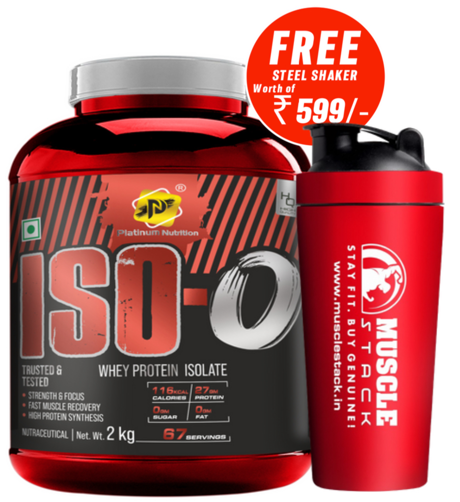 View of Platinum Nutrition Iso-0 Whey Protein 2 Kg – Muscle Stack