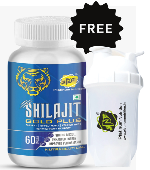 Platinum Nutrition Shilajit Gold Plus 60 Capsules – Muscle Stack